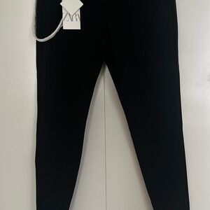 Men skinny Zara Black pants printed sz 31